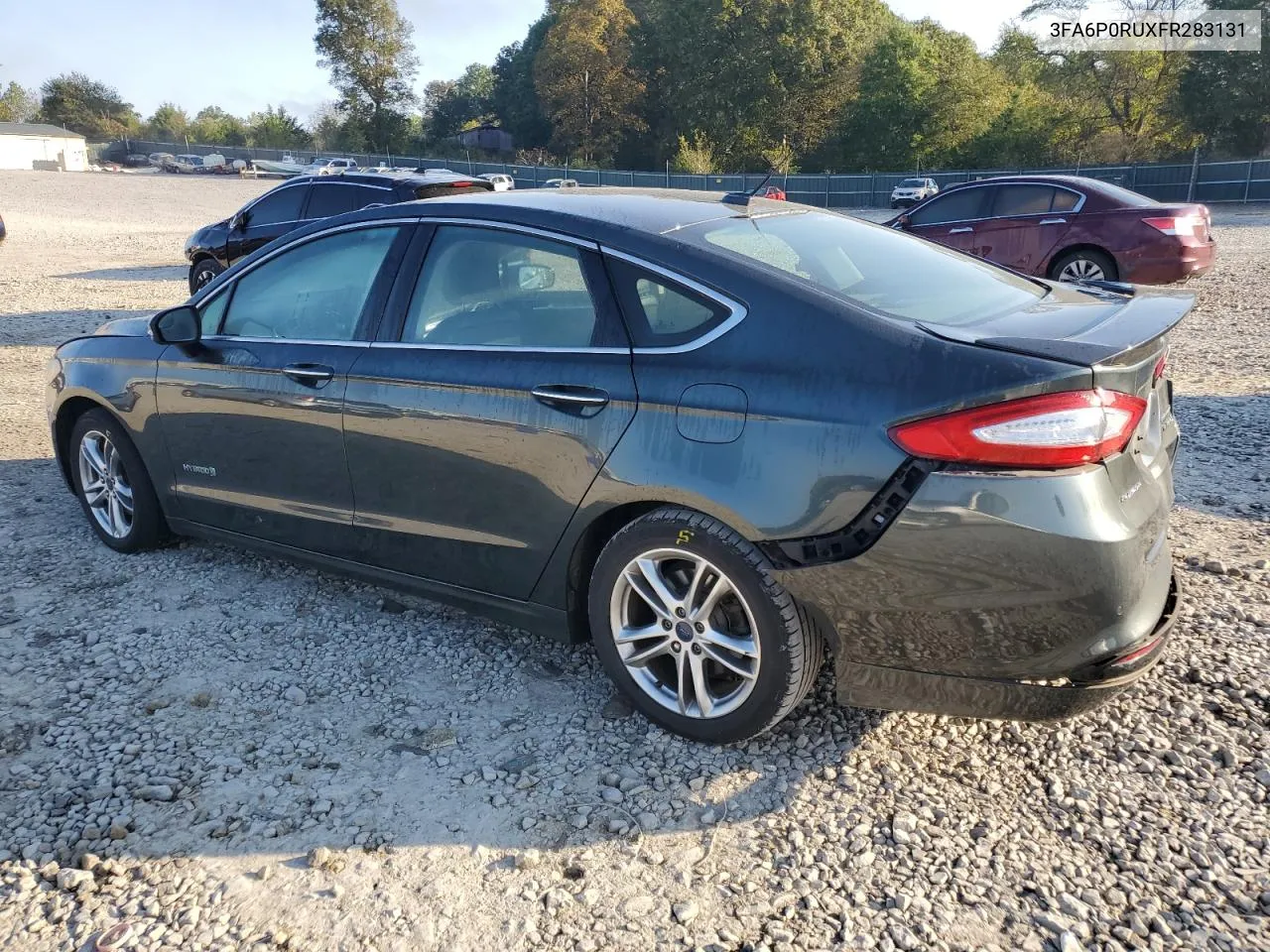 2015 Ford Fusion Titanium Hev VIN: 3FA6P0RUXFR283131 Lot: 75001794