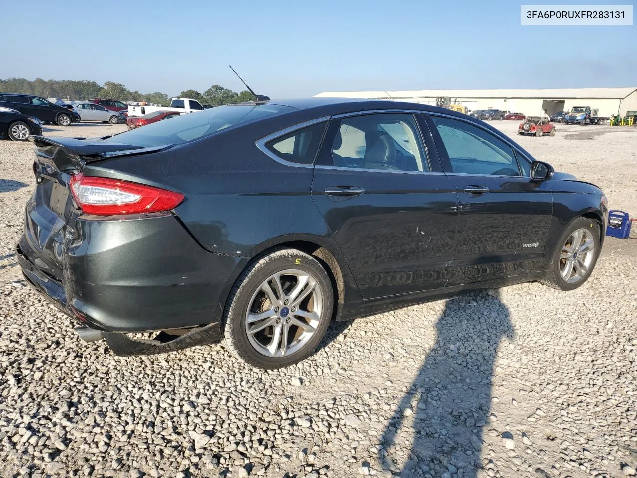 2015 Ford Fusion Titanium Hev VIN: 3FA6P0RUXFR283131 Lot: 75001794