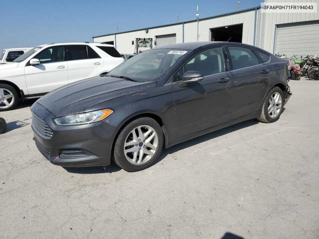 2015 Ford Fusion Se VIN: 3FA6P0H71FR194043 Lot: 75003744