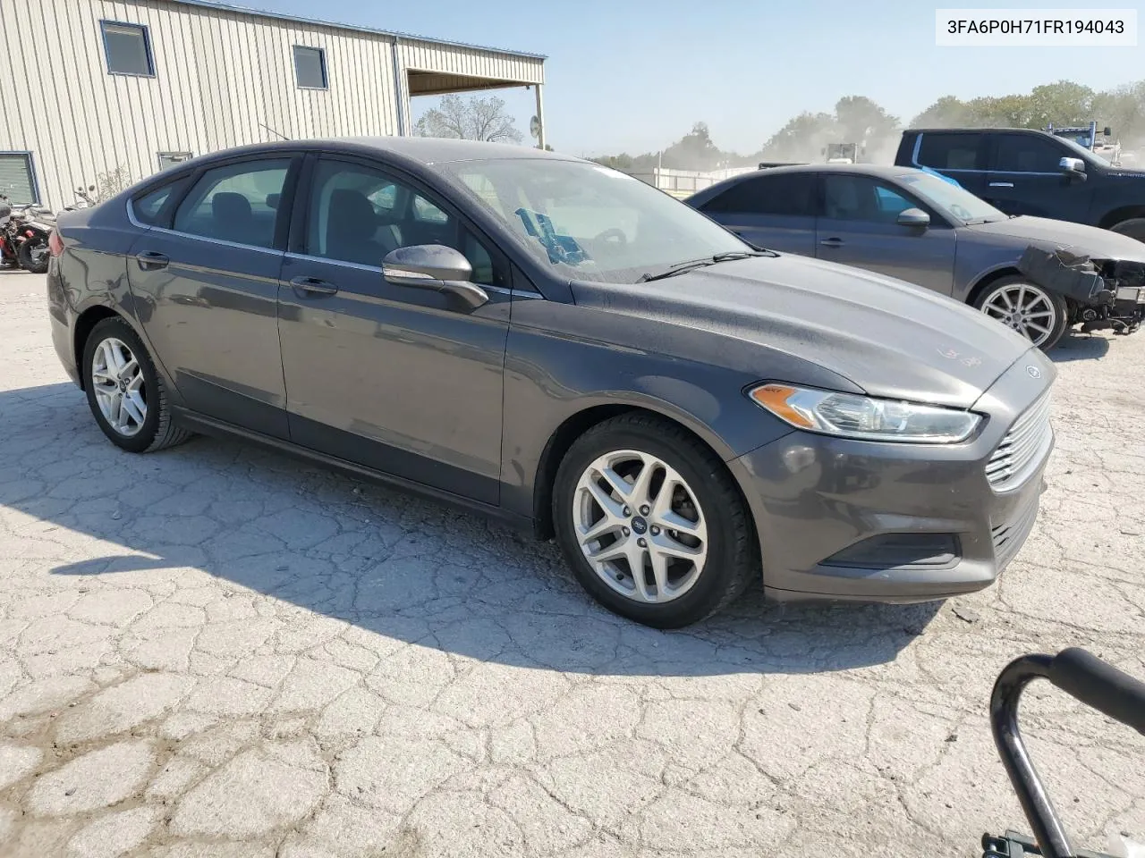 2015 Ford Fusion Se VIN: 3FA6P0H71FR194043 Lot: 75003744