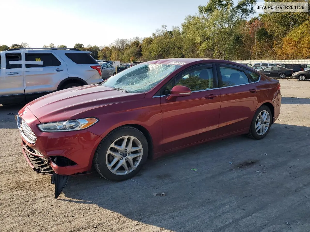 2015 Ford Fusion Se VIN: 3FA6P0H79FR204138 Lot: 75495464