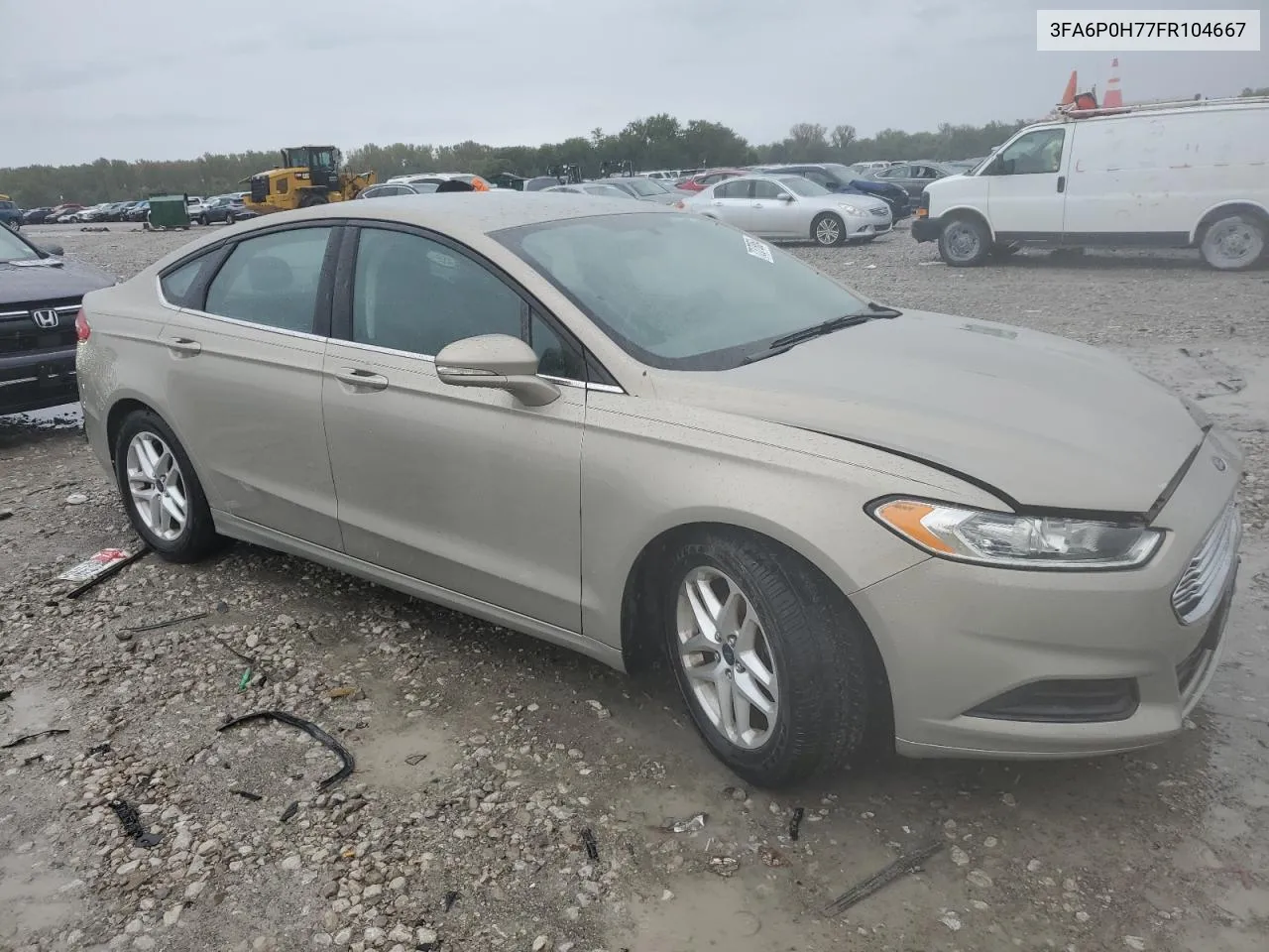 2015 Ford Fusion Se VIN: 3FA6P0H77FR104667 Lot: 75676184