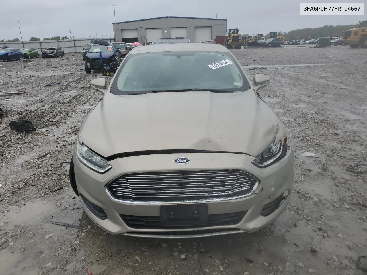 2015 Ford Fusion Se VIN: 3FA6P0H77FR104667 Lot: 75676184