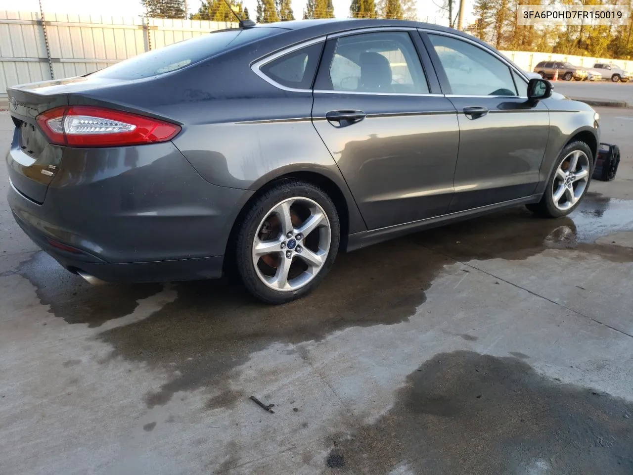 2015 Ford Fusion Se VIN: 3FA6P0HD7FR150019 Lot: 76524004