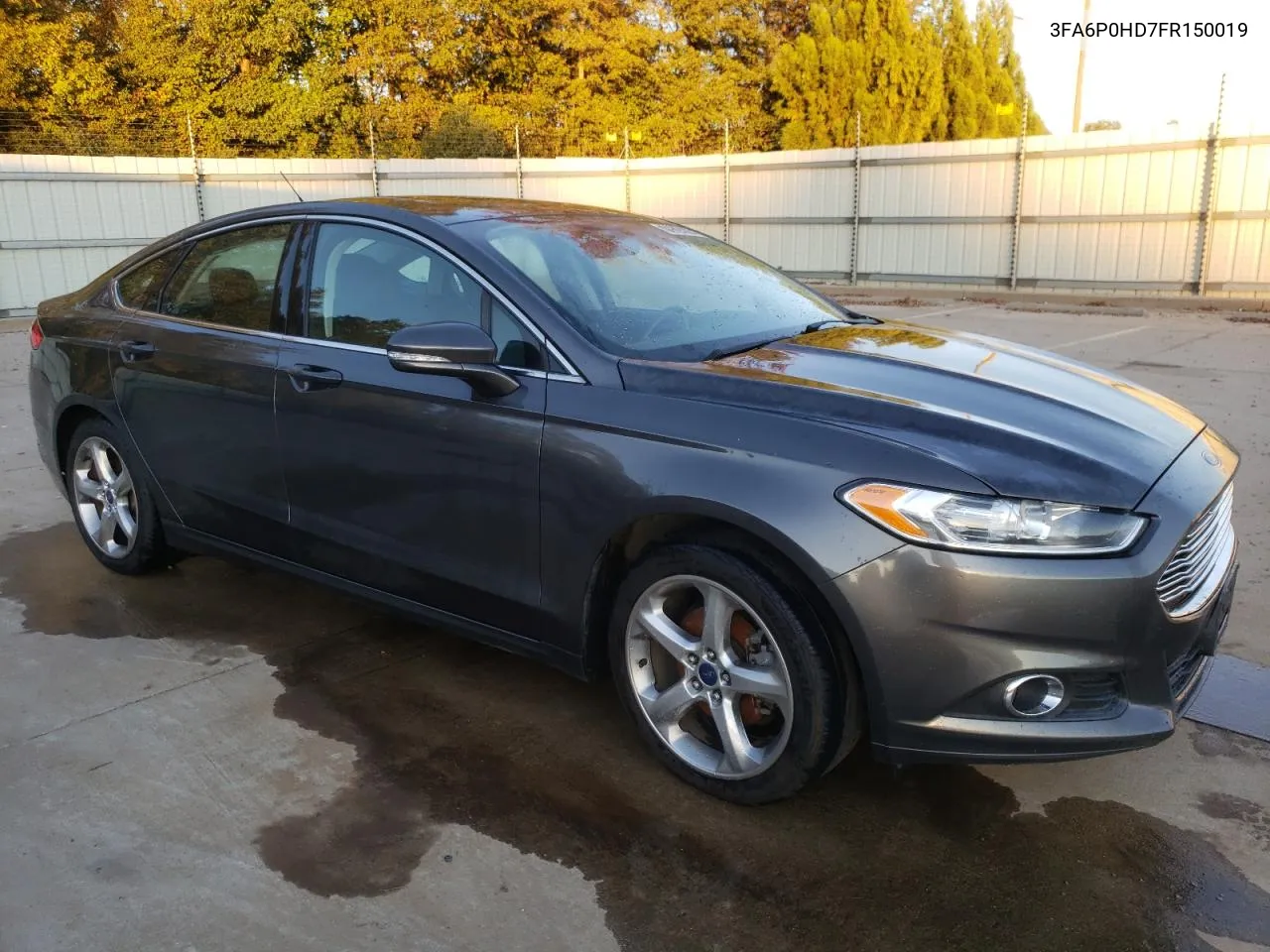 2015 Ford Fusion Se VIN: 3FA6P0HD7FR150019 Lot: 76524004