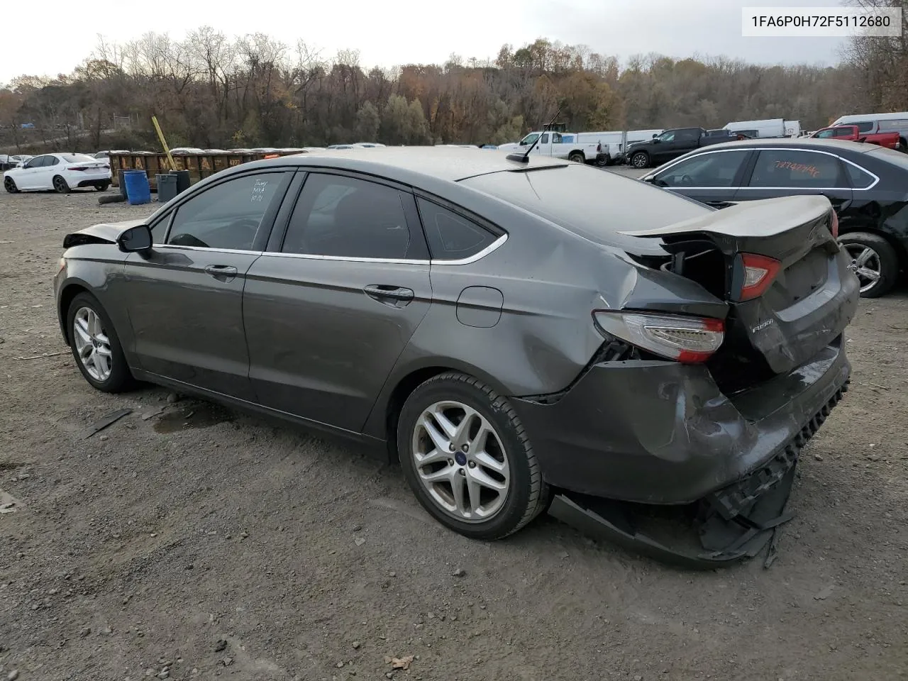 2015 Ford Fusion Se VIN: 1FA6P0H72F5112680 Lot: 76540194