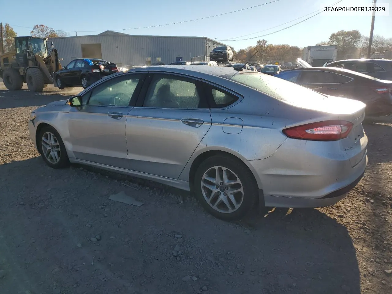 2015 Ford Fusion Se VIN: 3FA6P0HD0FR139329 Lot: 76770064