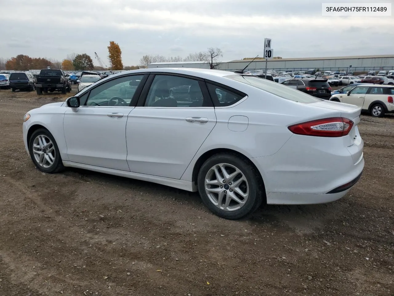 2015 Ford Fusion Se VIN: 3FA6P0H75FR112489 Lot: 76966804