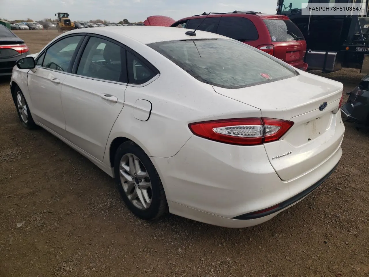 2015 Ford Fusion Se VIN: 1FA6P0H73F5103647 Lot: 77417344