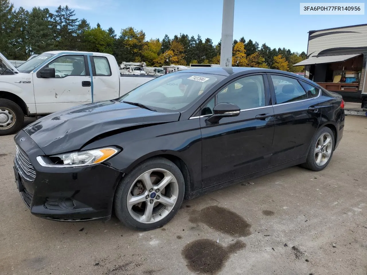 2015 Ford Fusion Se VIN: 3FA6P0H77FR140956 Lot: 77437584