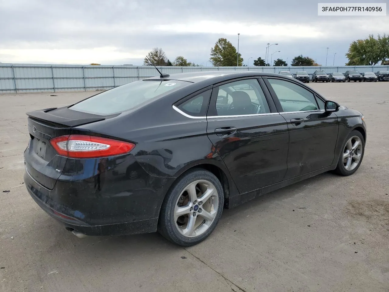 2015 Ford Fusion Se VIN: 3FA6P0H77FR140956 Lot: 77437584