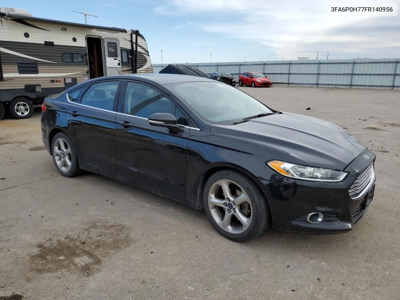 2015 Ford Fusion Se VIN: 3FA6P0H77FR140956 Lot: 77437584