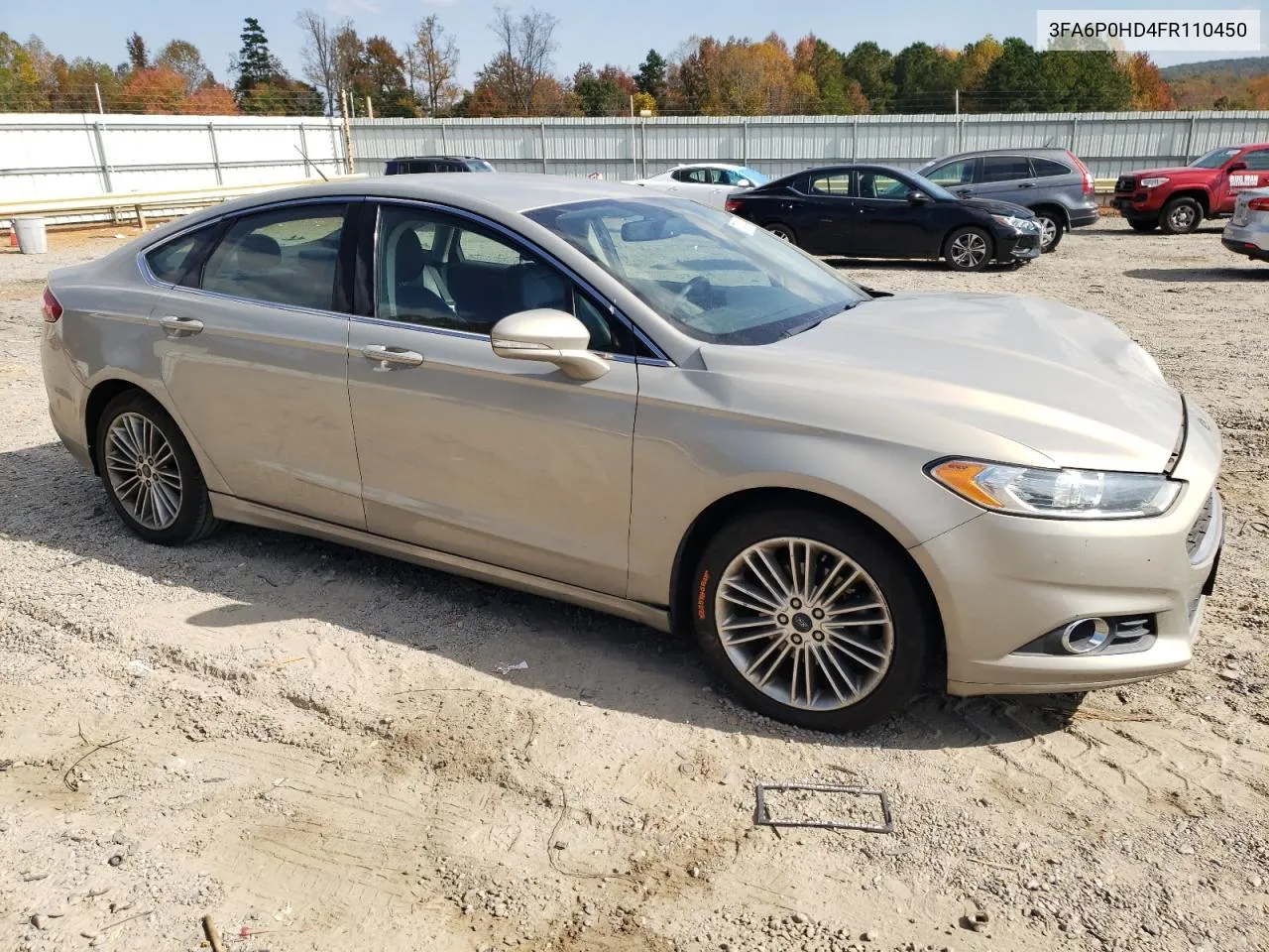 2015 Ford Fusion Se VIN: 3FA6P0HD4FR110450 Lot: 77481584