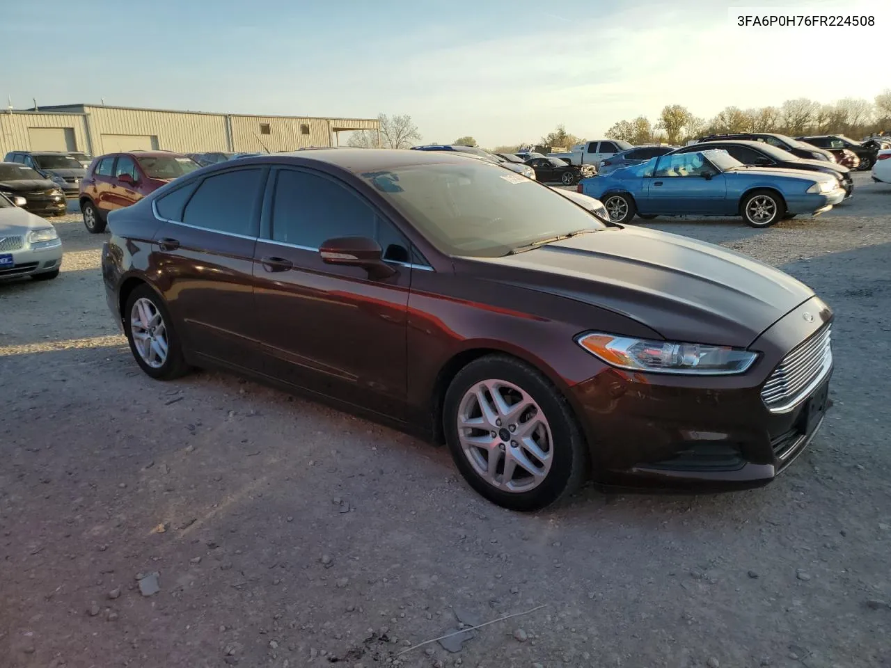 2015 Ford Fusion Se VIN: 3FA6P0H76FR224508 Lot: 77513624