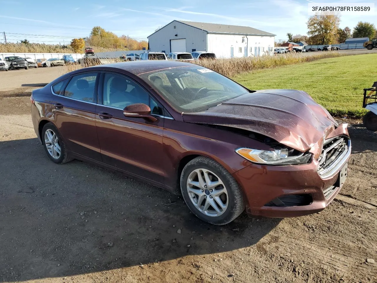 2015 Ford Fusion Se VIN: 3FA6P0H78FR158589 Lot: 77954434