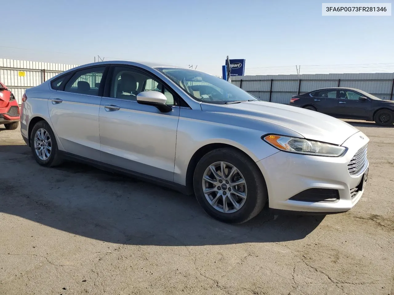 2015 Ford Fusion S VIN: 3FA6P0G73FR281346 Lot: 78072394