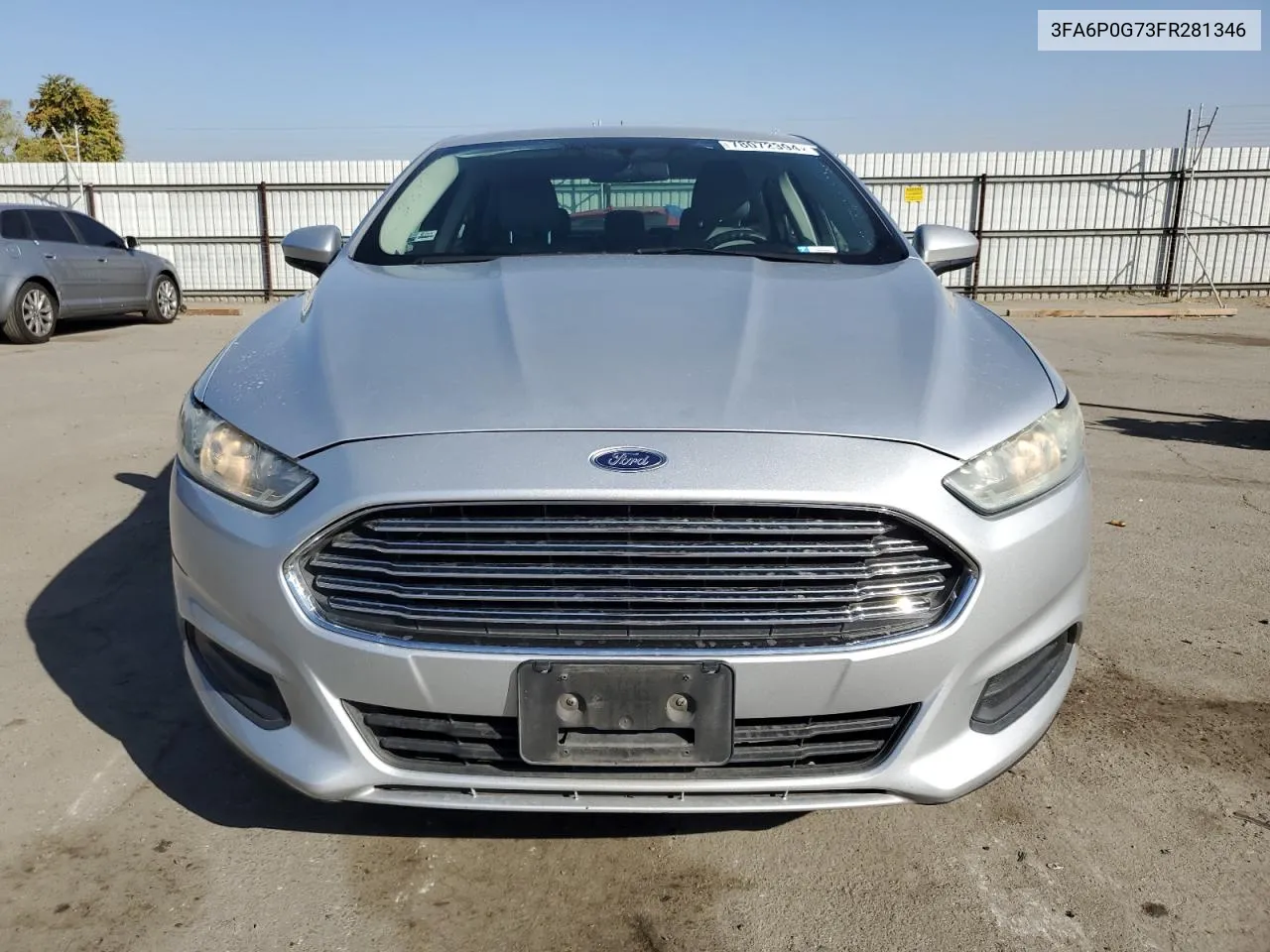 2015 Ford Fusion S VIN: 3FA6P0G73FR281346 Lot: 78072394