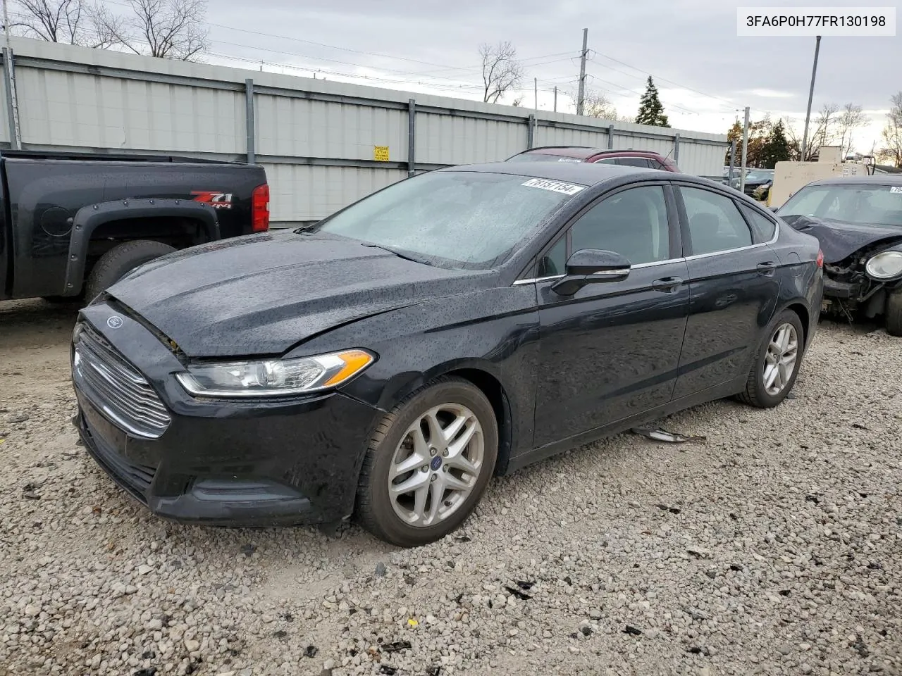 2015 Ford Fusion Se VIN: 3FA6P0H77FR130198 Lot: 78157154