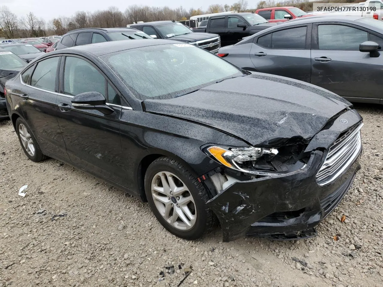 2015 Ford Fusion Se VIN: 3FA6P0H77FR130198 Lot: 78157154