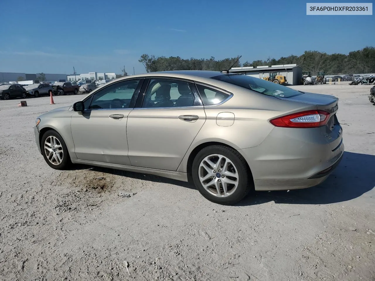 2015 Ford Fusion Se VIN: 3FA6P0HDXFR203361 Lot: 78189244