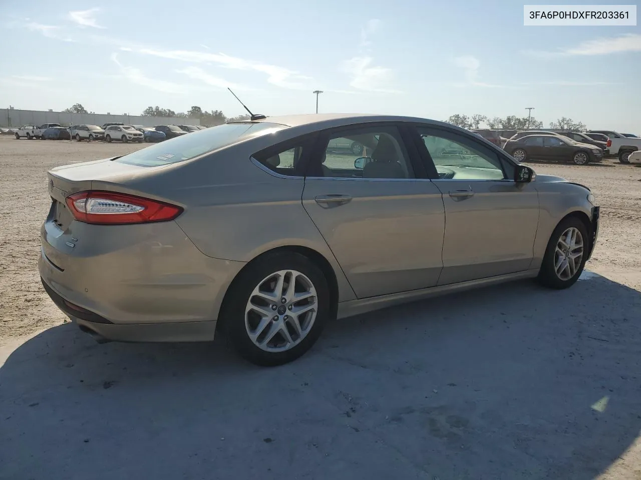 2015 Ford Fusion Se VIN: 3FA6P0HDXFR203361 Lot: 78189244