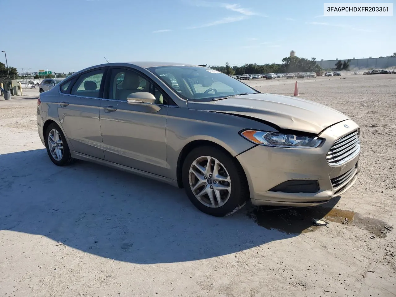 2015 Ford Fusion Se VIN: 3FA6P0HDXFR203361 Lot: 78189244