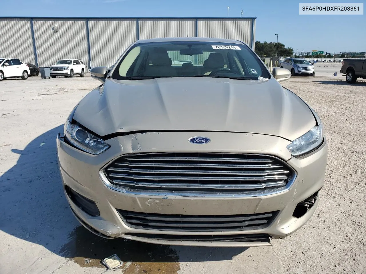 2015 Ford Fusion Se VIN: 3FA6P0HDXFR203361 Lot: 78189244