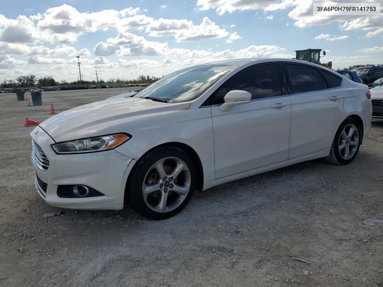 2015 Ford Fusion Se VIN: 3FA6P0H79FR141753 Lot: 78491134