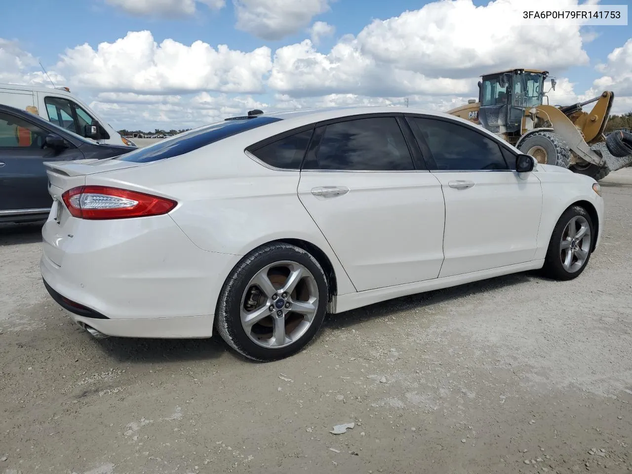 2015 Ford Fusion Se VIN: 3FA6P0H79FR141753 Lot: 78491134