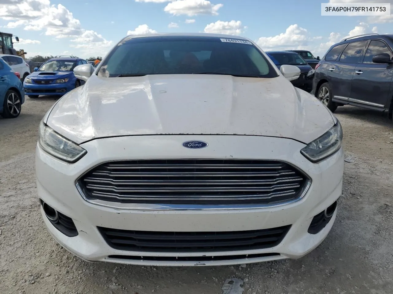 2015 Ford Fusion Se VIN: 3FA6P0H79FR141753 Lot: 78491134