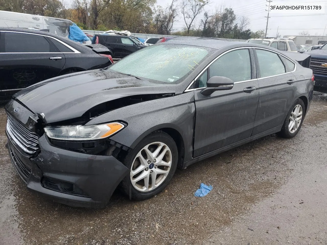 2015 Ford Fusion Se VIN: 3FA6P0HD6FR151789 Lot: 78614174