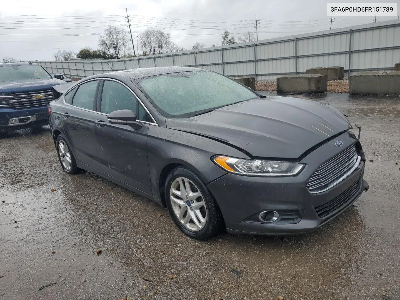 2015 Ford Fusion Se VIN: 3FA6P0HD6FR151789 Lot: 78614174