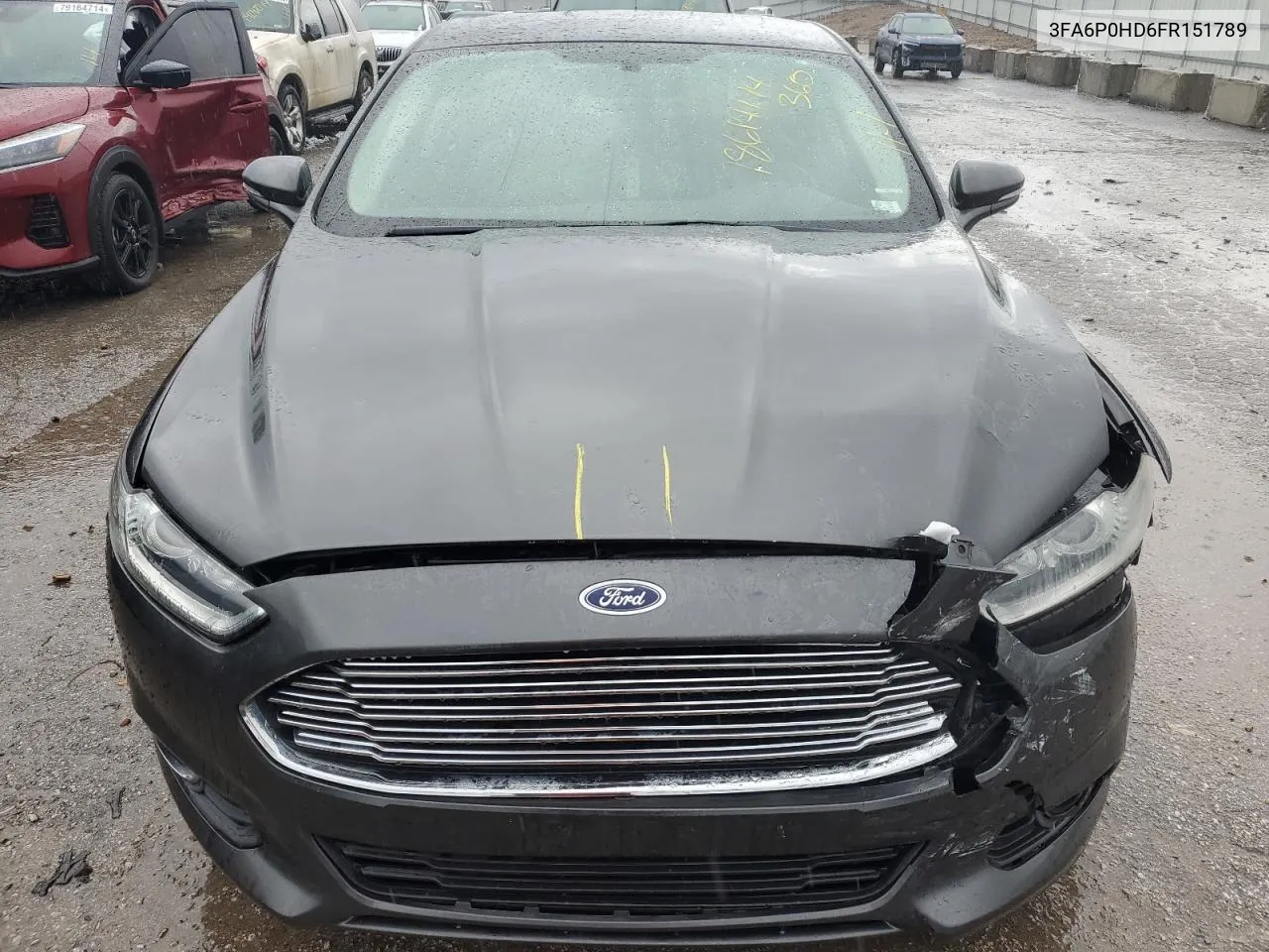 2015 Ford Fusion Se VIN: 3FA6P0HD6FR151789 Lot: 78614174