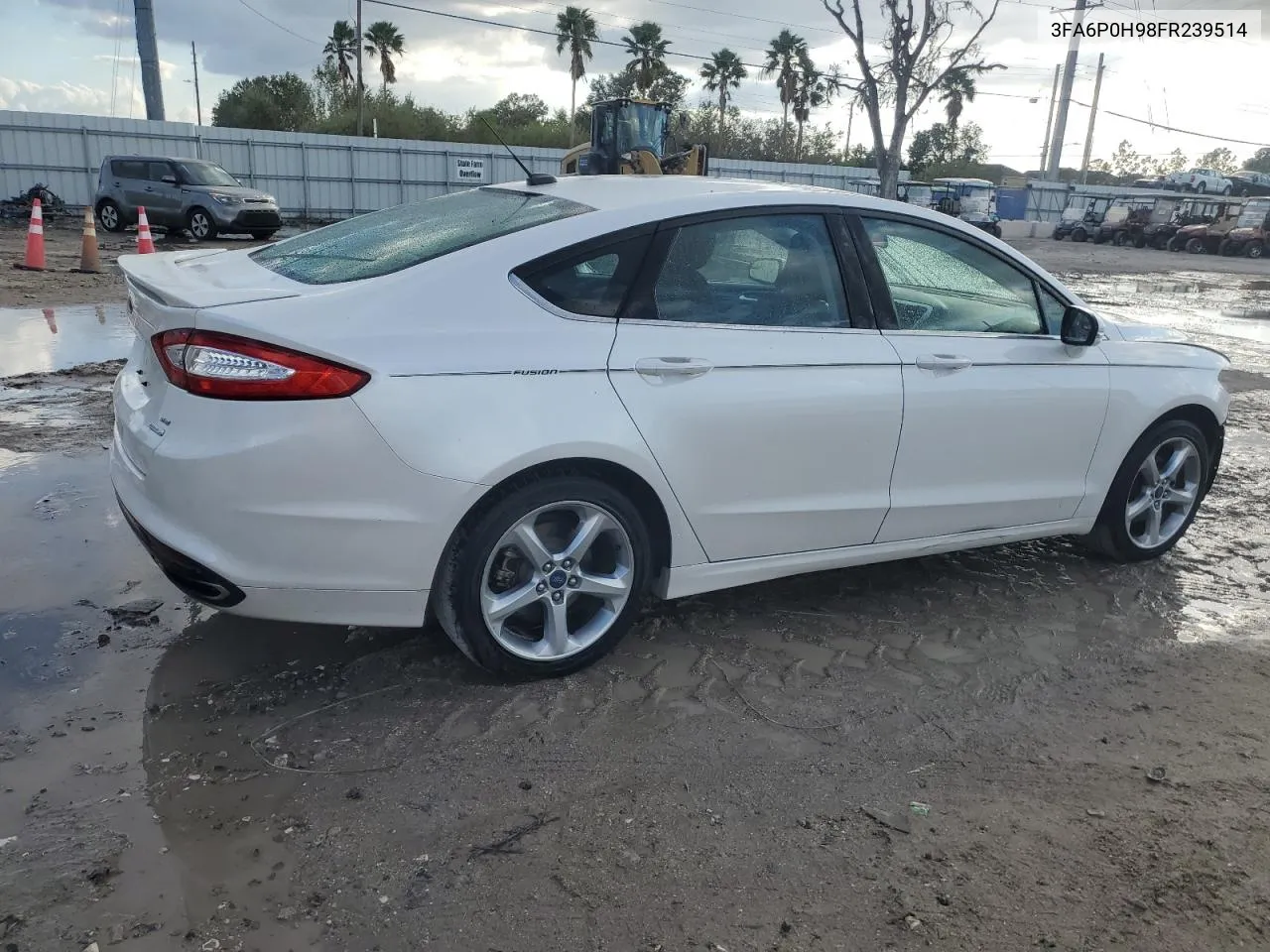 2015 Ford Fusion Se VIN: 3FA6P0H98FR239514 Lot: 78615234