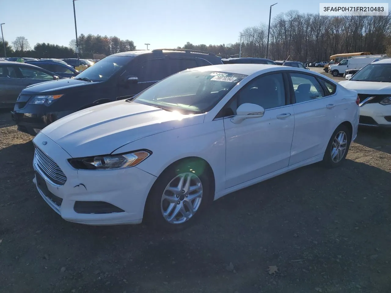 2015 Ford Fusion Se VIN: 3FA6P0H71FR210483 Lot: 78878284