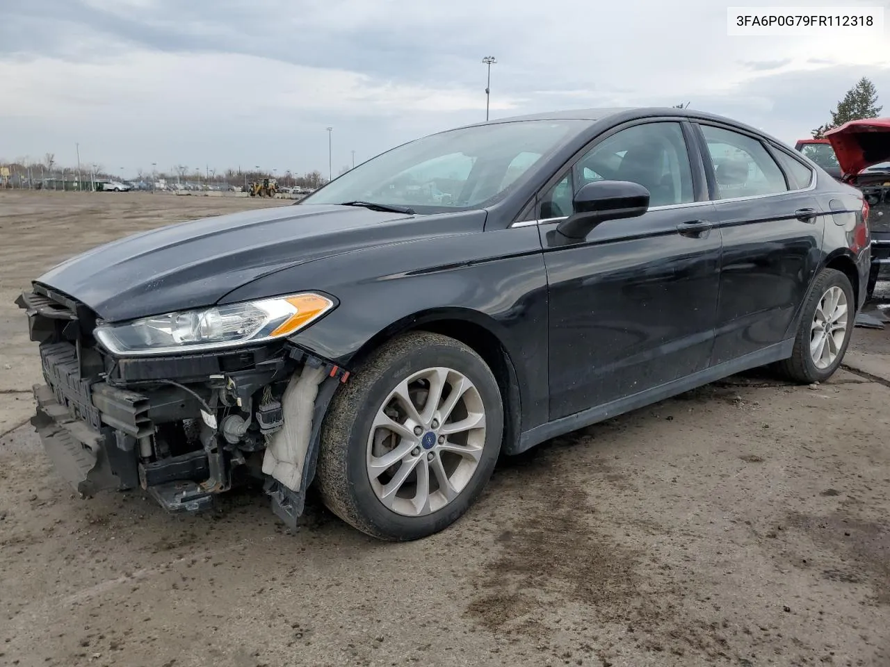 2015 Ford Fusion S VIN: 3FA6P0G79FR112318 Lot: 78910254