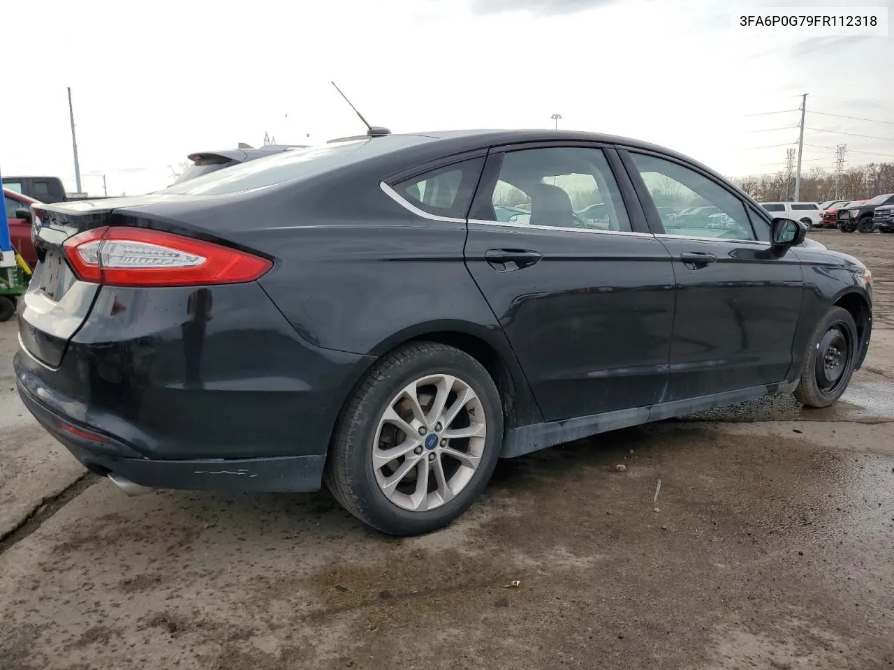 2015 Ford Fusion S VIN: 3FA6P0G79FR112318 Lot: 78910254