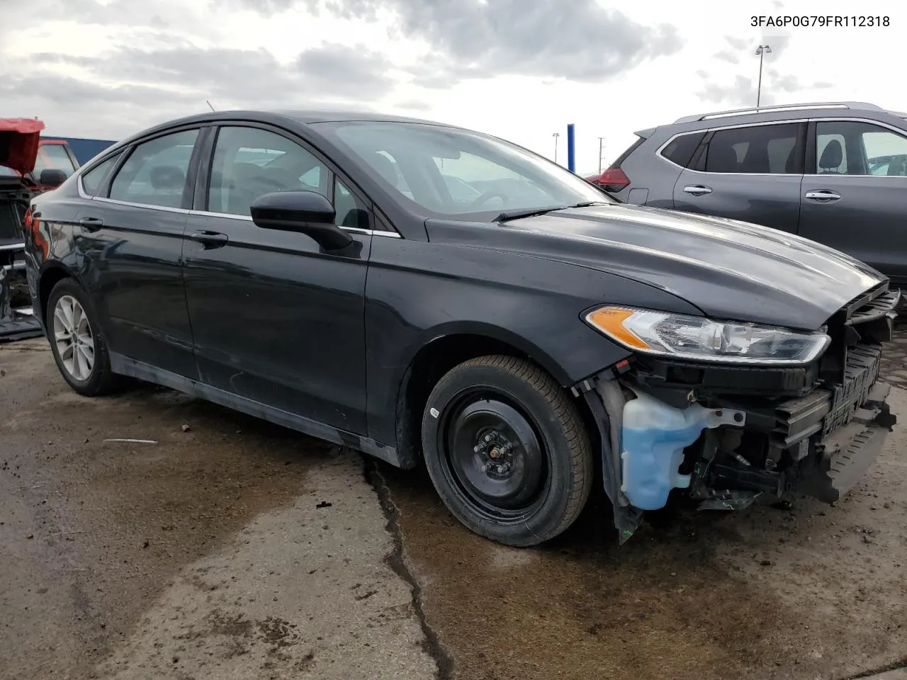 2015 Ford Fusion S VIN: 3FA6P0G79FR112318 Lot: 78910254