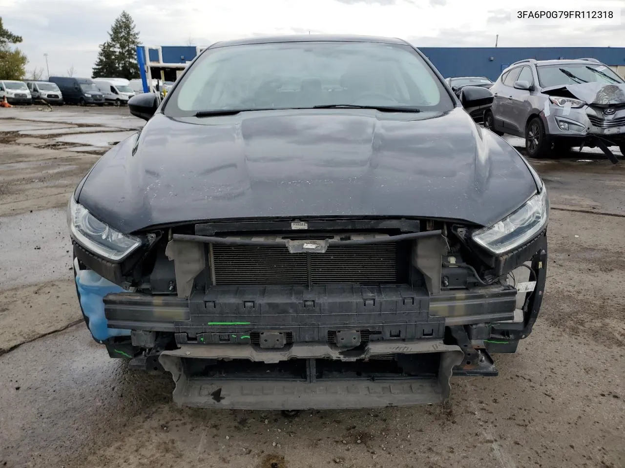 2015 Ford Fusion S VIN: 3FA6P0G79FR112318 Lot: 78910254