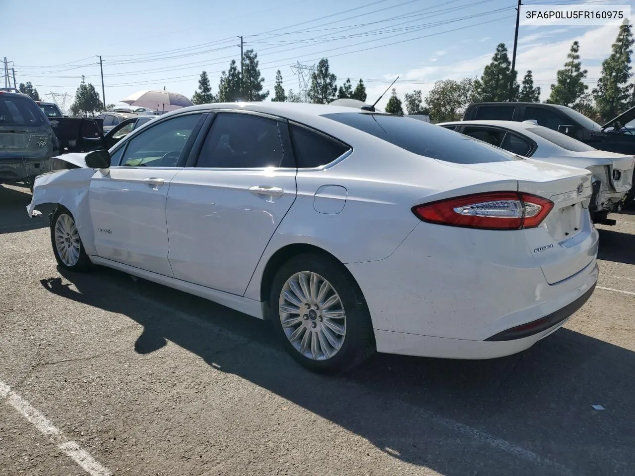 2015 Ford Fusion Se Hybrid VIN: 3FA6P0LU5FR160975 Lot: 79066124