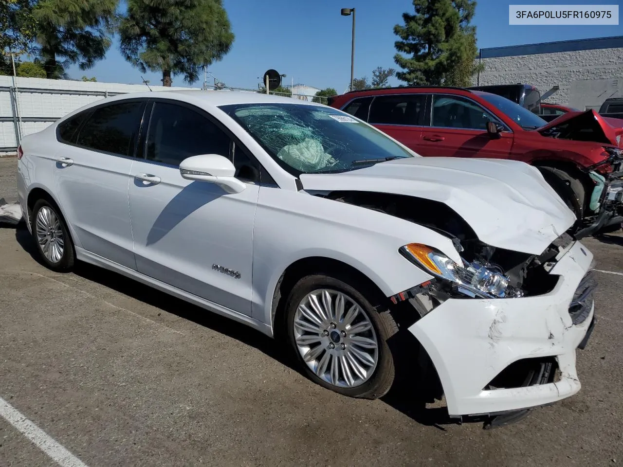 2015 Ford Fusion Se Hybrid VIN: 3FA6P0LU5FR160975 Lot: 79066124