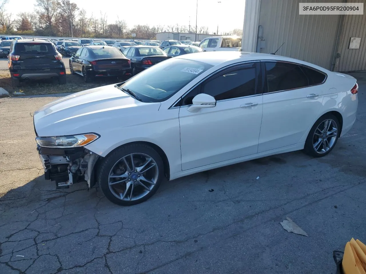 2015 Ford Fusion Titanium VIN: 3FA6P0D95FR200904 Lot: 79134594