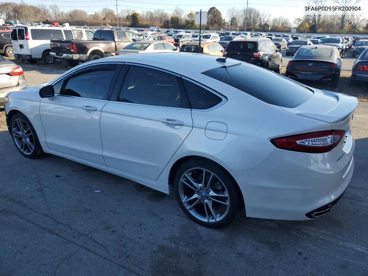 2015 Ford Fusion Titanium VIN: 3FA6P0D95FR200904 Lot: 79134594