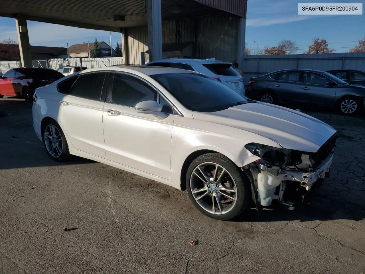 2015 Ford Fusion Titanium VIN: 3FA6P0D95FR200904 Lot: 79134594