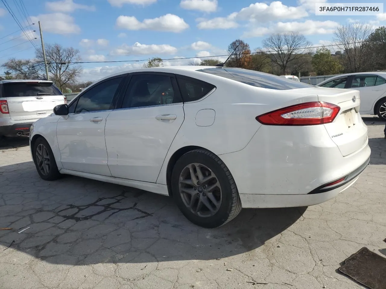 2015 Ford Fusion Se VIN: 3FA6P0H71FR287466 Lot: 79239794