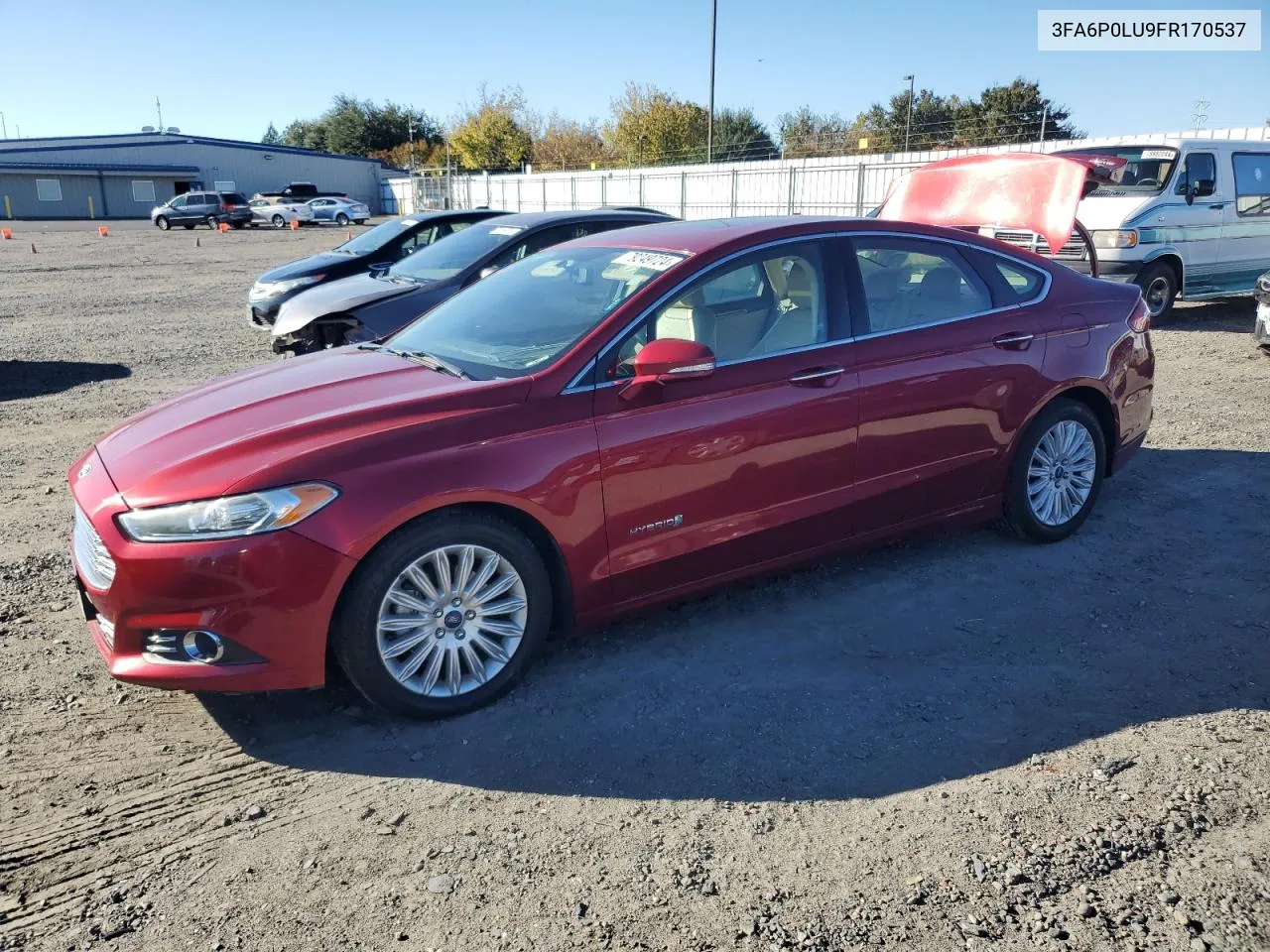 2015 Ford Fusion Se Hybrid VIN: 3FA6P0LU9FR170537 Lot: 79249724