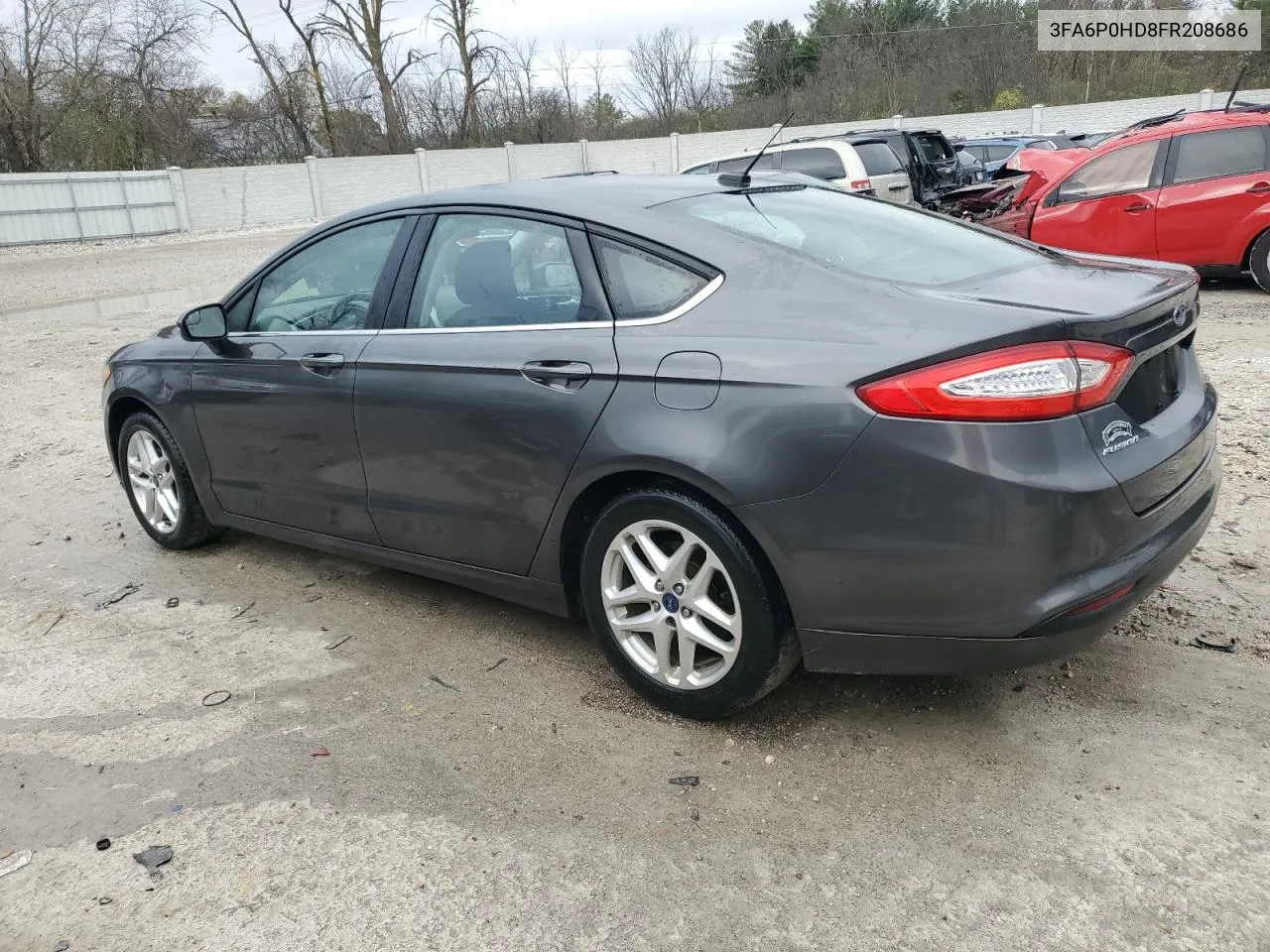 2015 Ford Fusion Se VIN: 3FA6P0HD8FR208686 Lot: 79310234