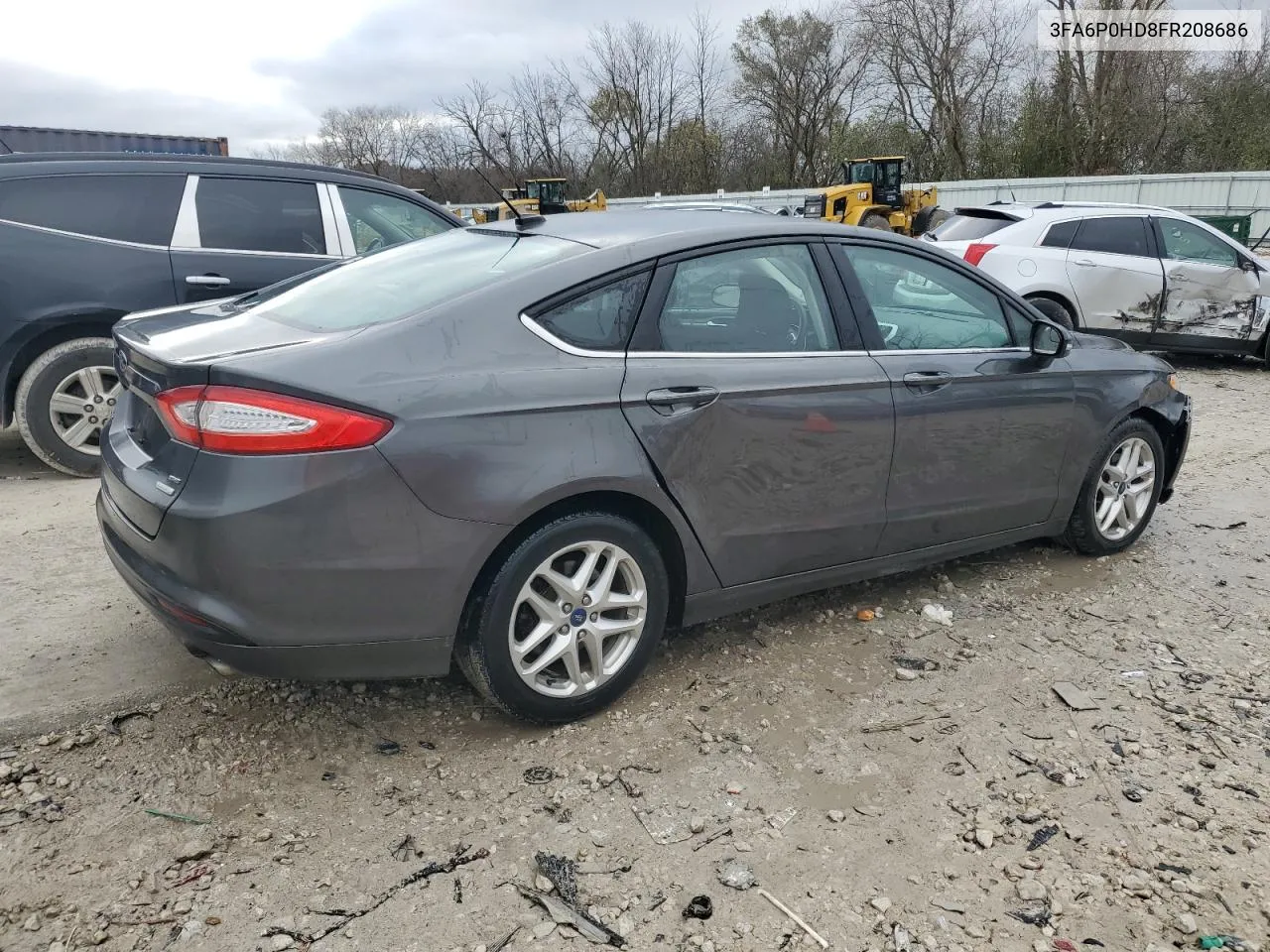 2015 Ford Fusion Se VIN: 3FA6P0HD8FR208686 Lot: 79310234