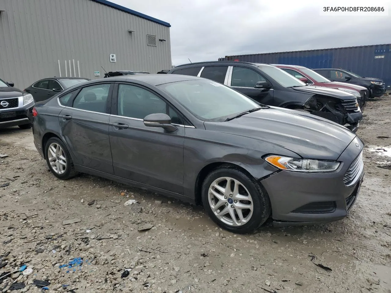 2015 Ford Fusion Se VIN: 3FA6P0HD8FR208686 Lot: 79310234