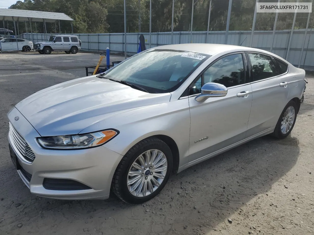 2015 Ford Fusion Se Hybrid VIN: 3FA6P0LUXFR171731 Lot: 79679874